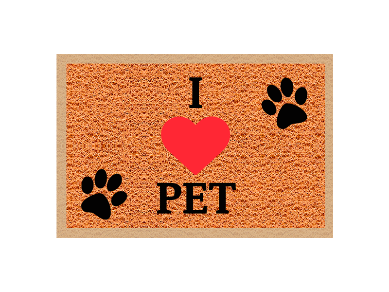 Tapete personalizado I Love Pet
