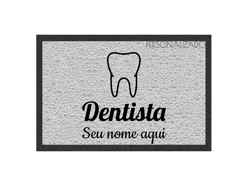 Tapete personalizado consultorio dentista