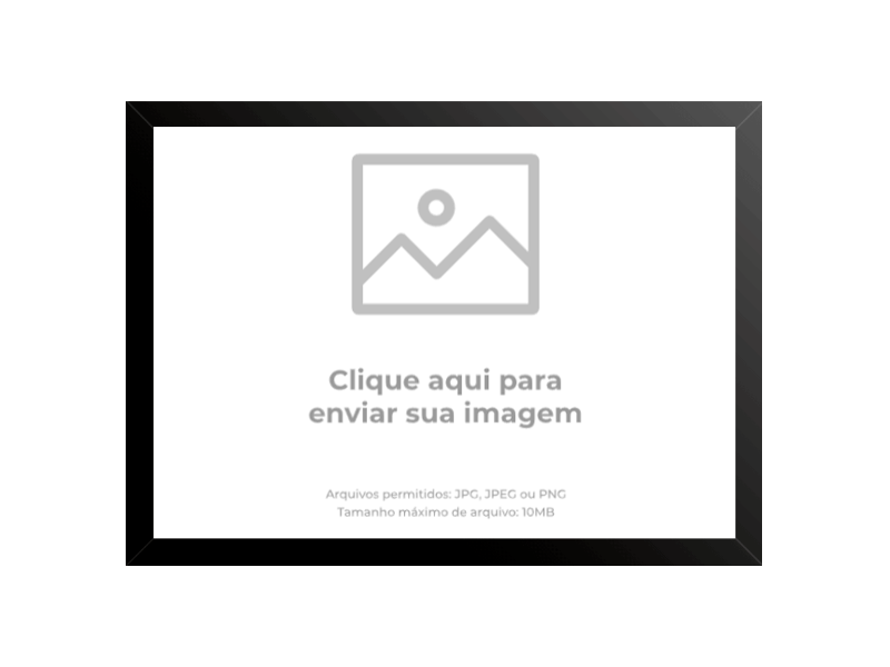 Quadro Personalizado Horizontal- Moldura tradicional