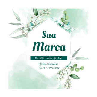 Rótulo personalizado quadrado - RTQUA-014