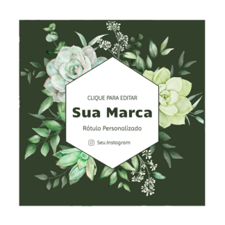 Rótulo personalizado quadrado - RTQUA-018