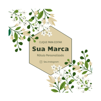 Rótulo personalizado quadrado - RTQUA-019