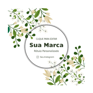 Rótulo personalizado quadrado - RTQUA-020