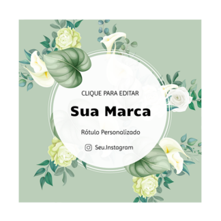 Rótulo personalizado quadrado - RTQUA-022