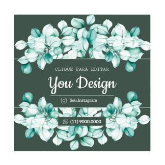 Rótulo personalizado quadrado - RTQUA-026