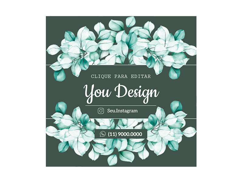 Rótulo personalizado quadrado - RTQUA-026