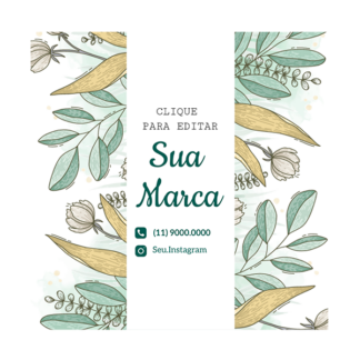 Rótulo personalizado quadrado - RTQUA-028