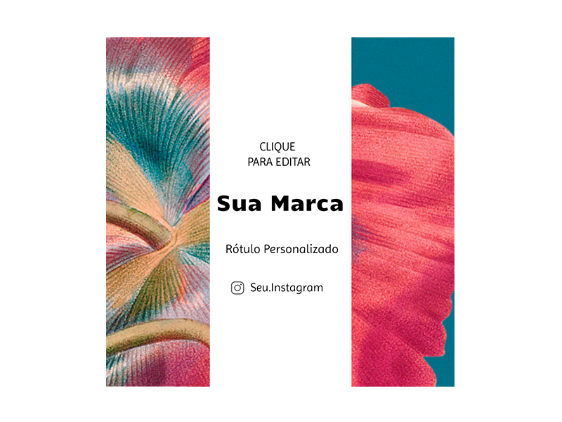 Rótulo personalizado quadrado - RTQUA-031