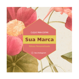 Rótulo personalizado quadrado - RTQUA-036