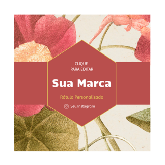 Rótulo personalizado quadrado - RTQUA-037