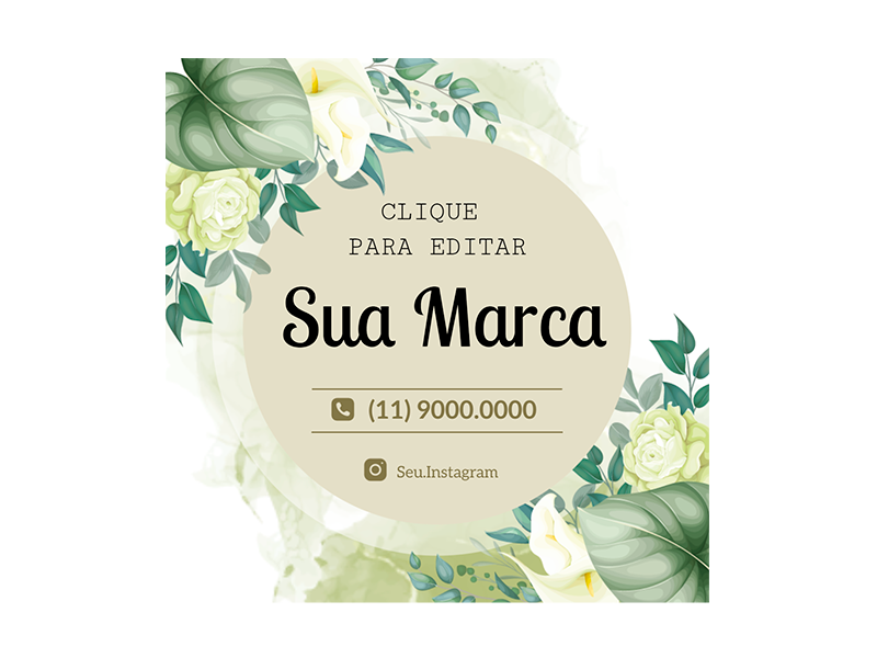 Rótulo personalizado quadrado - RTQUA-04