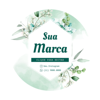 Rótulo personalizado redondo - RTRED-014