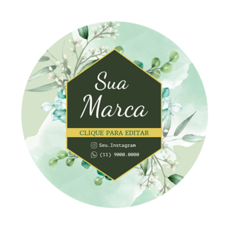 Rótulo personalizado redondo - RTRED-015