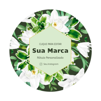 Rótulo personalizado redondo - RTRED-017