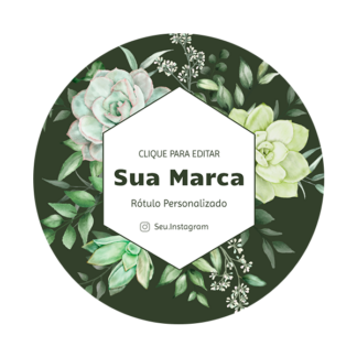 Rótulo personalizado redondo - RTRED-018