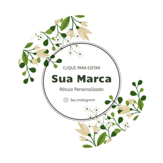 Rótulo personalizado redondo - RTRED-020