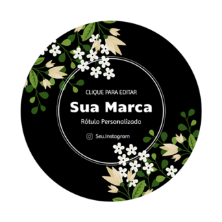Rótulo personalizado redondo - RTRED-021