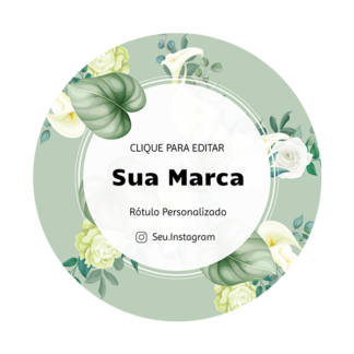 Rótulo personalizado redondo - RTRED-022