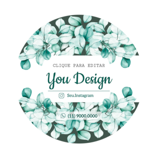 Rótulo personalizado redondo - RTRED-025