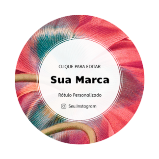Rótulo personalizado redondo - RTRED-030