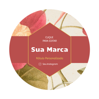 Rótulo personalizado redondo - RTRED-037