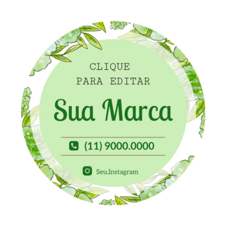 Rótulo personalizado redondo - RTRED-05