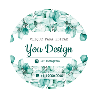 Rótulo personalizado redondo - RTRED-06