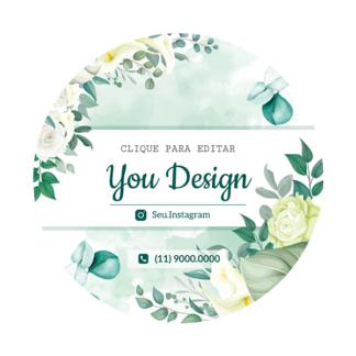 Rótulo personalizado redondo - RTRED-07