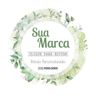 Rótulo personalizado redondo - RTRED-01