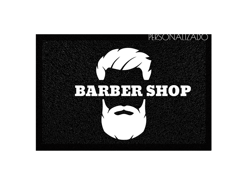 Tapete personalizado Barber Shop Cabeleireiro