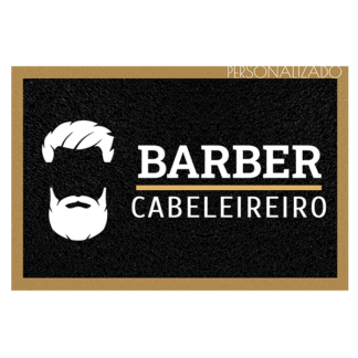 Tapete personalizado Barberaria cabeleireiro