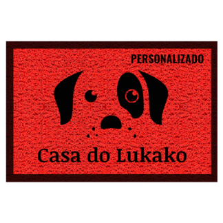 Tapete personalizado Casa do Cachorro