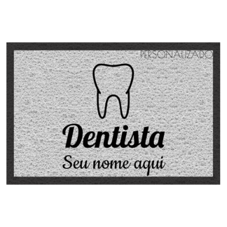 Tapete personalizado consultorio dentista