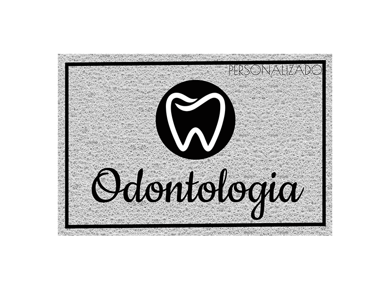 Tapete personalizado consultório odonto
