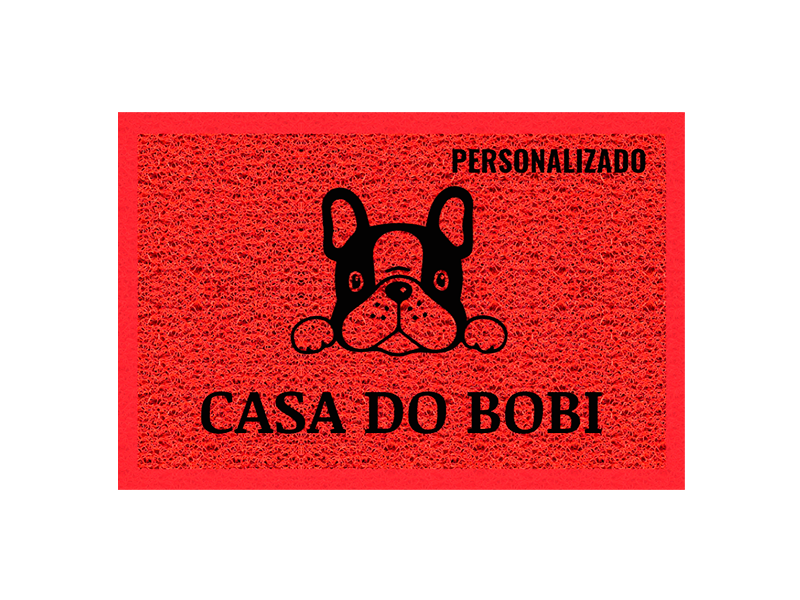 Tapete personalizado Pet Casa do Boby