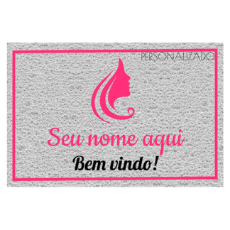 Tapete personalizado salao de cabelo