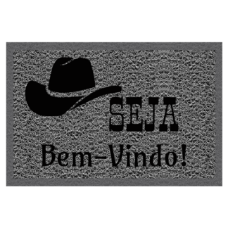 Tapete personalizado Seja bem-vindo chapeu