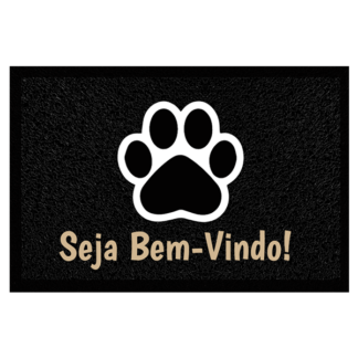 Tapete personalizado seja bem-vindo pata PET