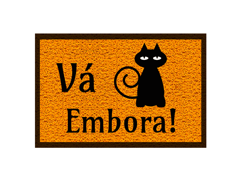 Tapete personalizado vá embora