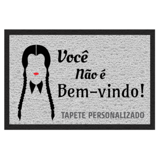 Tapete personalizado Wandinha - Você não é bem-vindo